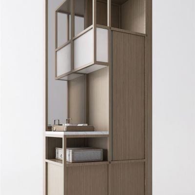 现代酒店客房衣柜