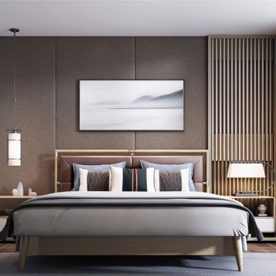 新中式卧室客房