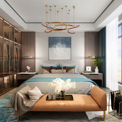 现代卧室