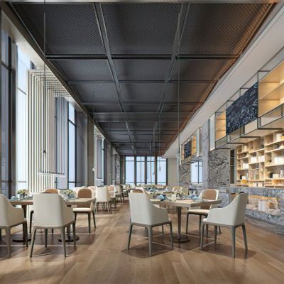 现代酒店自助餐厅