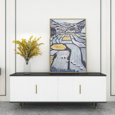 现代轻奢电视柜组合