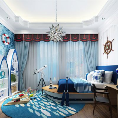 现代儿童房卧室