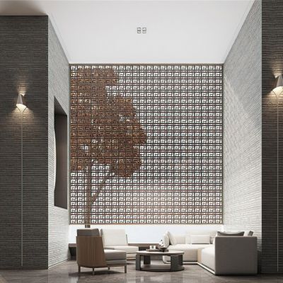 新中式酒店走道休息区