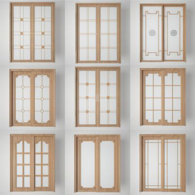 厨房玻璃门组合