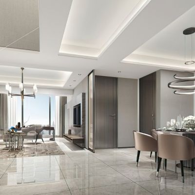 现代样板房客厅