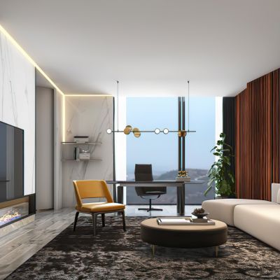 现代样板房客厅