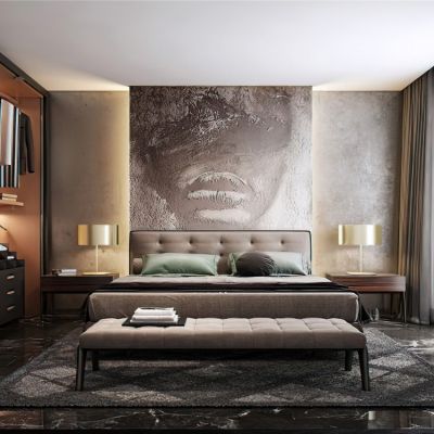 意大利米洛提Minotti样板房卧室