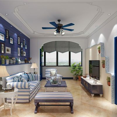 现代地中海式客厅