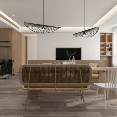 中式小清新客厅