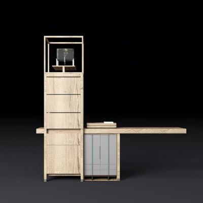 度假酒店客房装饰柜