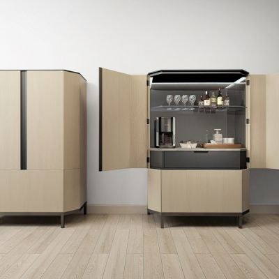 现代迷你吧酒柜