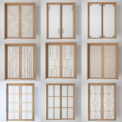 厨房玻璃门组合