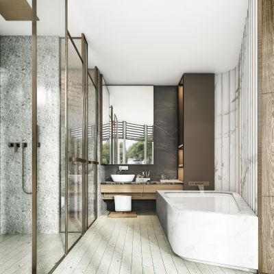 套房卫生间3D模型