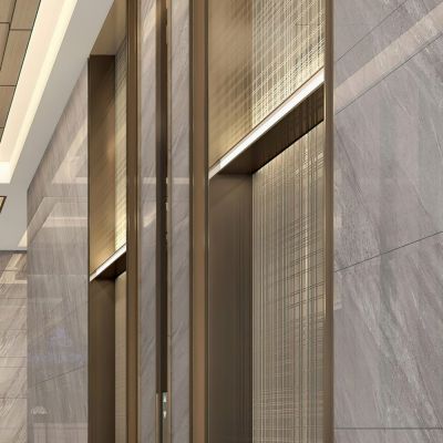 现代酒店电梯厅