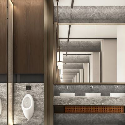 现代公共卫生间