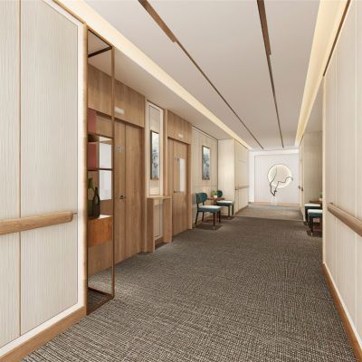 疗养院走道3D模型