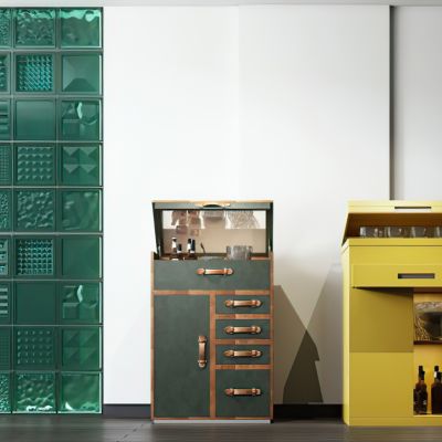 现代客房迷你吧酒柜