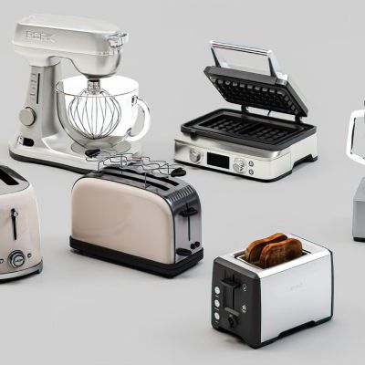 面包机厨房电器3D模型