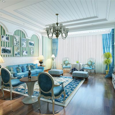 地中海风格客厅