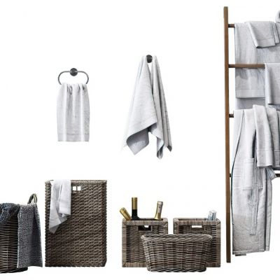 卫生间毛巾脏衣篓