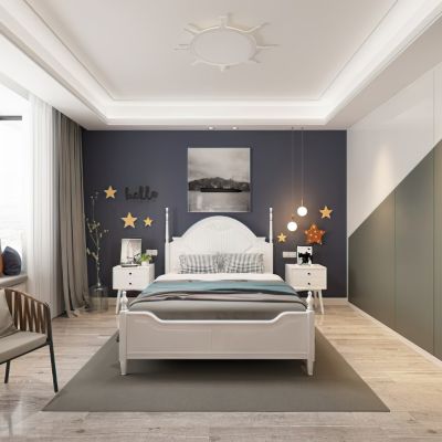 现代儿童房卧室