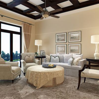 美式风格客厅