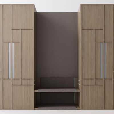 现代酒店客房衣柜