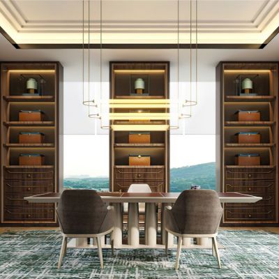 现代茶室书房