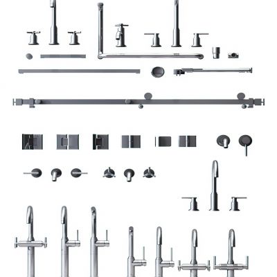 卫生间五金水龙头3D模型