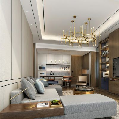 现代样板房客厅