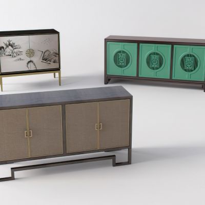 新中式柜玄关柜