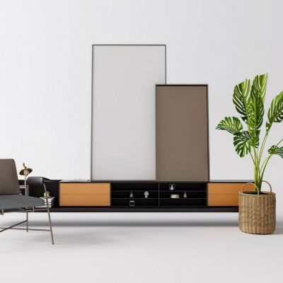 现代电视柜装饰品