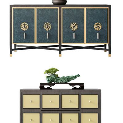 新中式边柜玄关柜