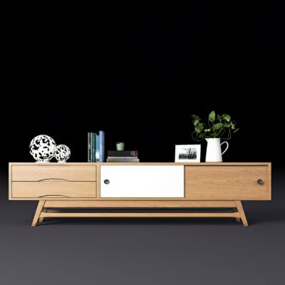 现代北欧电视柜装饰品