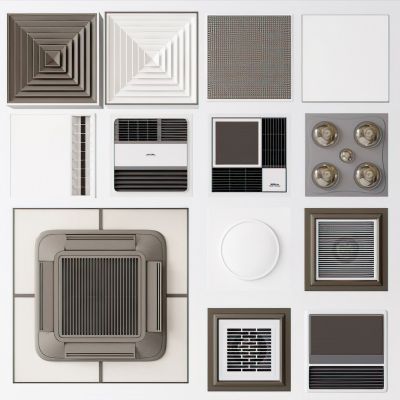 现代浴霸排气扇