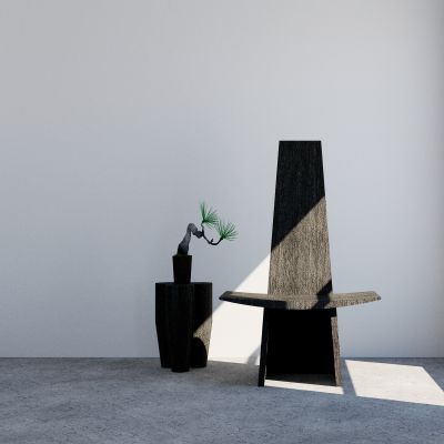 椅子茶几组合 椅子 新中式椅