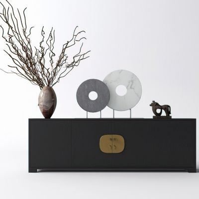 新中式电视柜装饰品