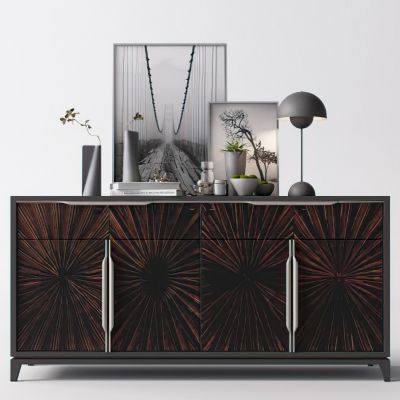 现代玄关柜装饰品