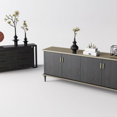 现代边柜