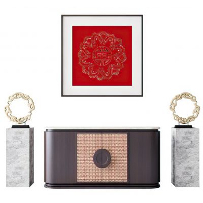 新中式边柜玄关柜