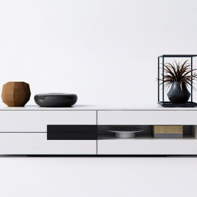 现代电视柜装饰品