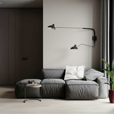 现代客厅 布艺沙发