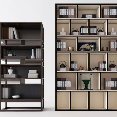 现代书架书柜