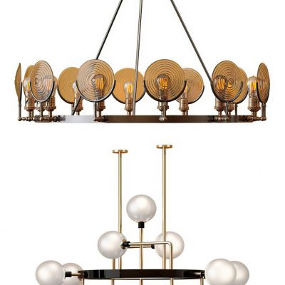 现代吊灯3D模型