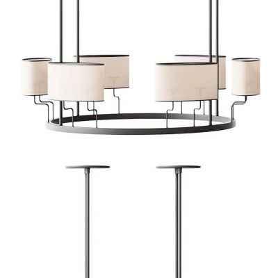 新中式吊灯3D模型