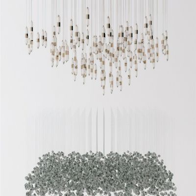 现代吊灯3D模型