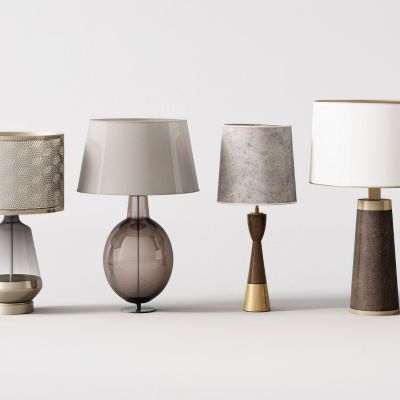 现代台灯3D模型