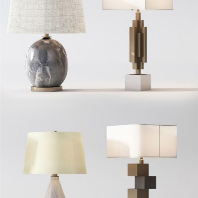 现代台灯3D模型