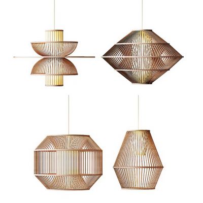 中式竹编吊灯