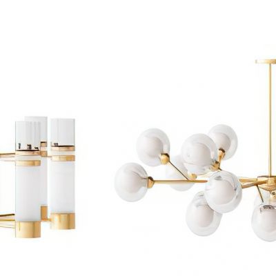 现代吊灯3D模型